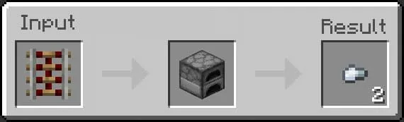 Iron Nugget Furnace Recipe (Variant 1)