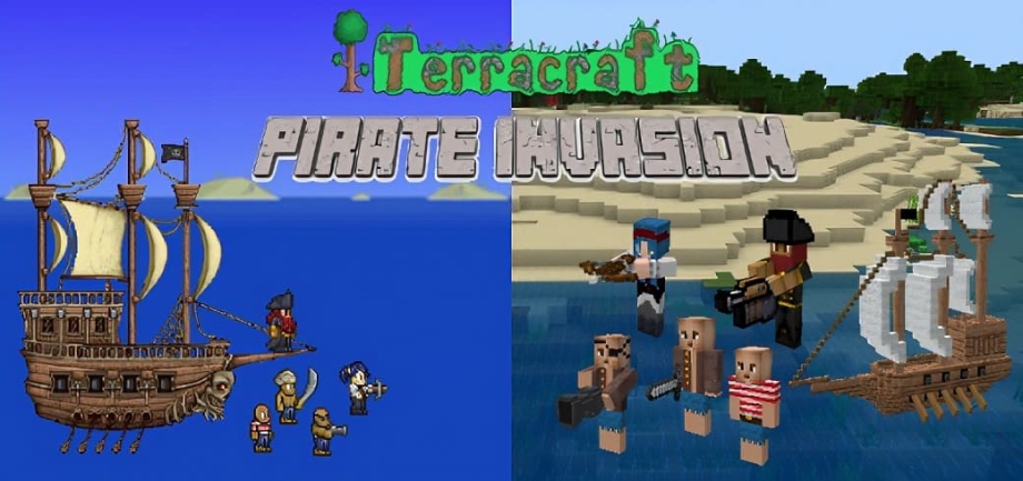 Thumbnail: Terraria Pirate Invasion, now in Bedrock! (Concept)