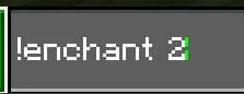 Command to Enchant with Level 2