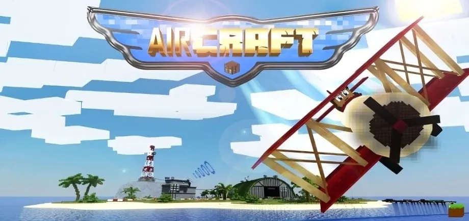 Thumbnail: AirCraft - Plane Minecraft Bedrock Mod