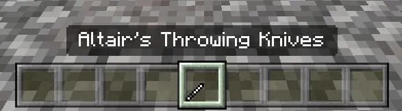 Altair's Throwing Knives