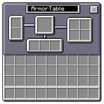 Armor Table UI