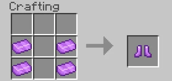 Enderite Boots Recipe