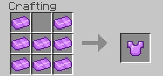 Enderite Chestplate Recipe