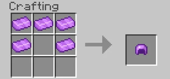Enderite Helmet Recipe