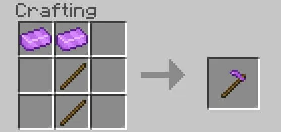 Enderite Hoe Recipe
