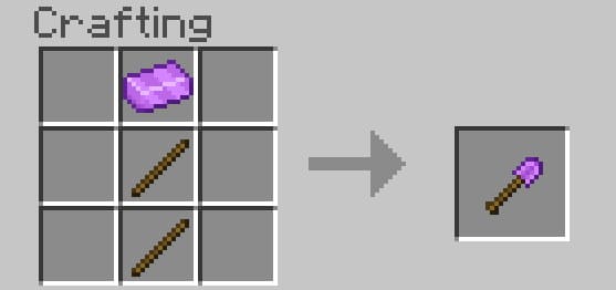 Enderite Shovel Recipe