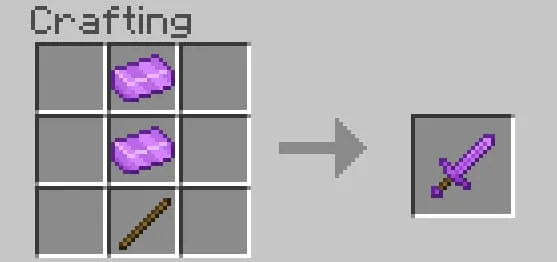 Enderite Sword Recipe