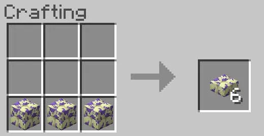 Mossy End Brick Slab Recipe