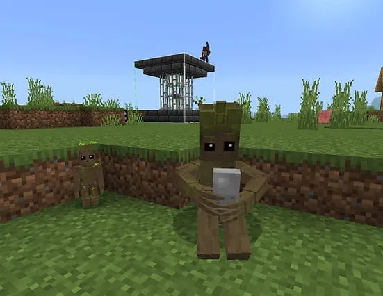Adolecent Groot with phone