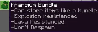 Francium Bundle description