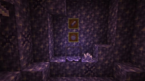 Amethyst Apple and Glass Blocks