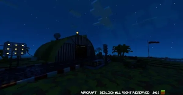 Island at night
