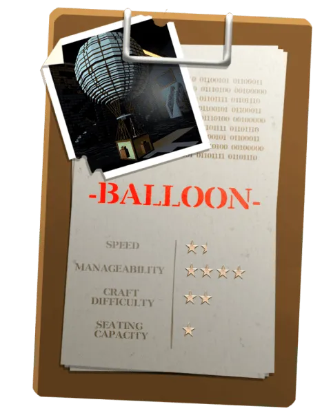 Balloon plane description