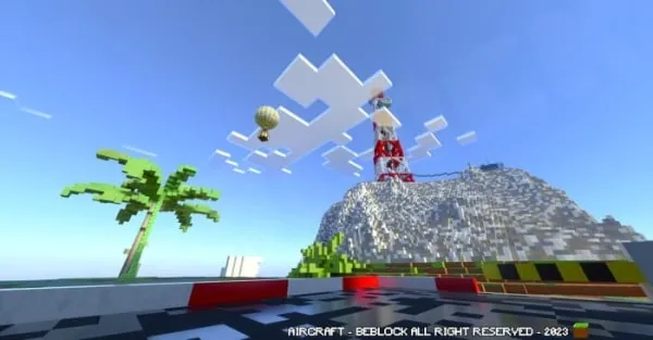 Balloon high in the sky