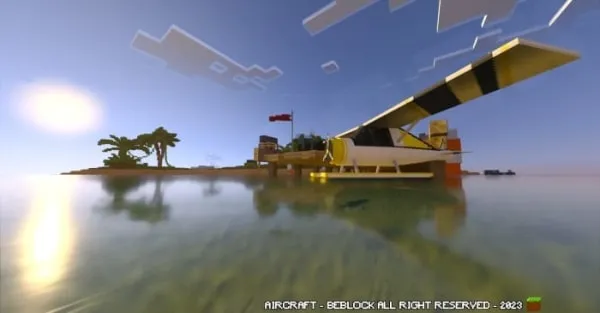 Seaplane on the water