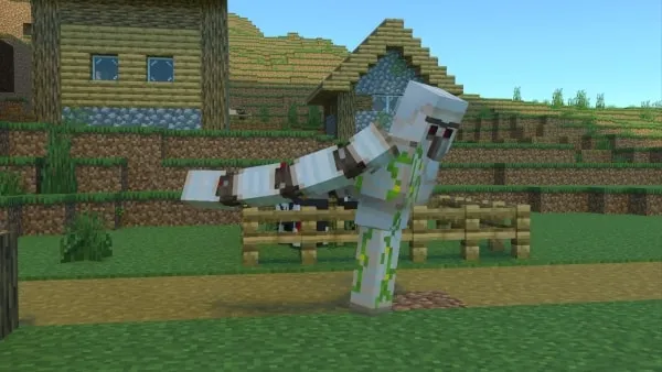 Iron golem with RTX