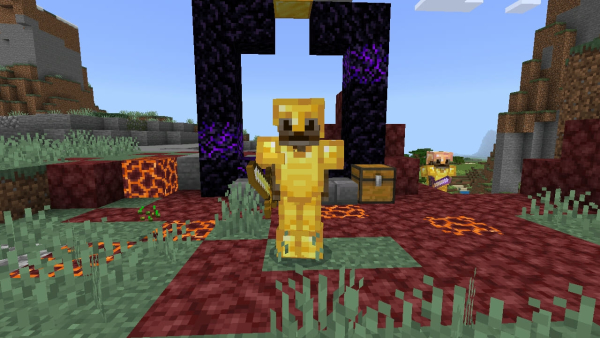 Skeleton Golden Swordman