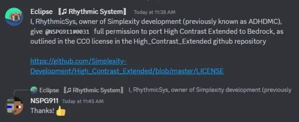 Permission from Rhythmic
