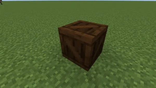 Dark Oak Wood Crate