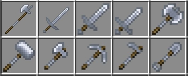 Full set of Silver tools.