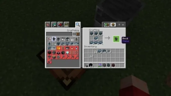 Anvil Recipe from Platinum Ingots