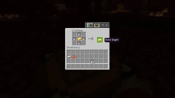 Duplicating Gold Ingot