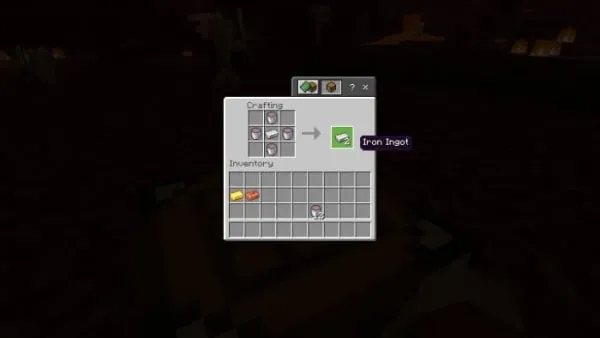 Duplicating Iron Ingot