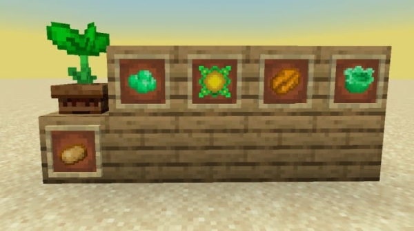 Screenshot of Sprout and items for plants.