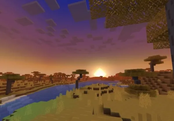 Lighting at sunrise
