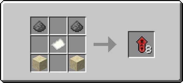 TNT Rocket crafting recipe