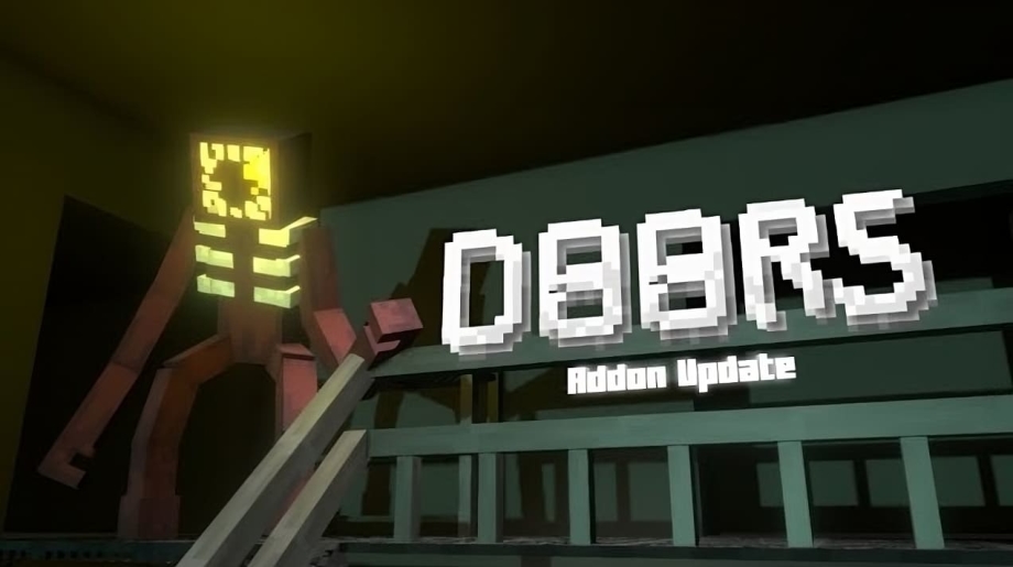 Roblox Doors Game Surrounding Assembled Building Blocks Are