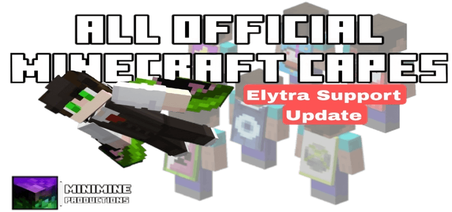 Thumbnail: All Official Minecraft Capes ✴️ Server Support | 𝐄𝐥𝐲𝐭𝐫𝐚 𝐒𝐮𝐩𝐩𝐨𝐫𝐭 𝐔𝐩𝐝𝐚𝐭𝐞 (1.20+)