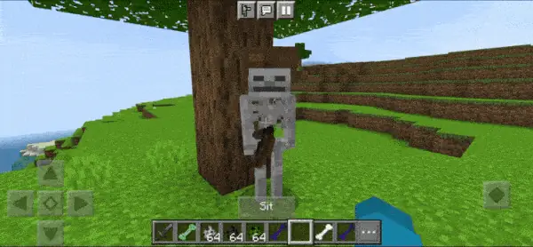 Skeleton is Sitting