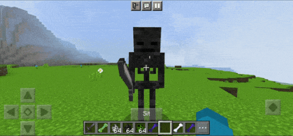 Wither Skeleton is Sitting