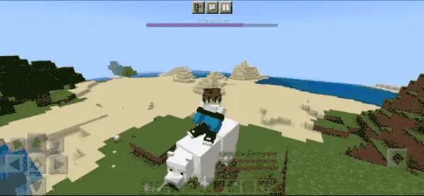 A Player Riding a Polar Bear