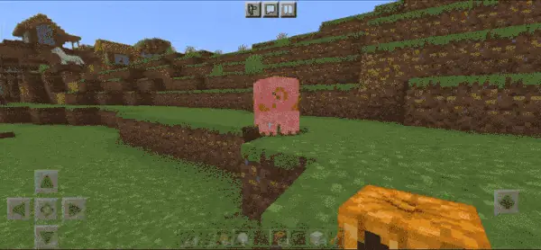Snow Golem Shoot in the Pig