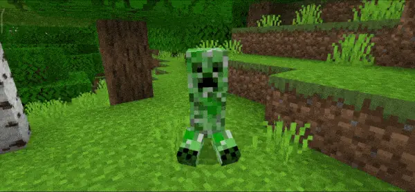 Creeper Sitting Animation