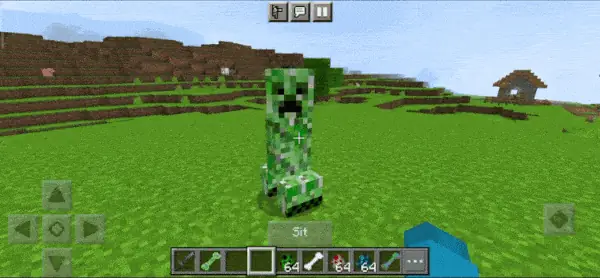 Creeper Sat Down