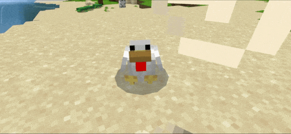 Chicken Sitting Animation