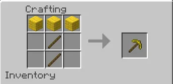 Divine Wooden Pickaxe Recipe