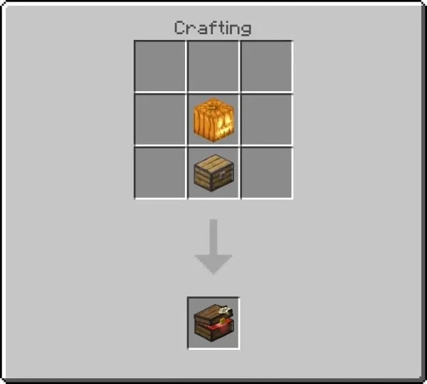 Pumpkin cosmetic chest recipe