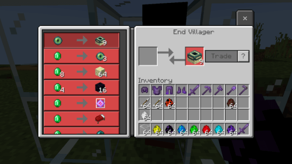 Ender Villager trades (other variants)