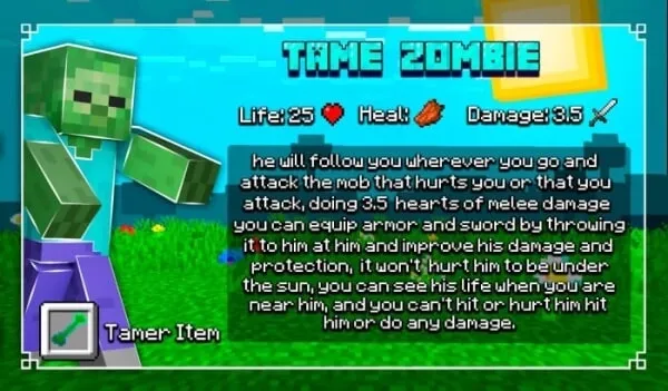 Tame Zombie