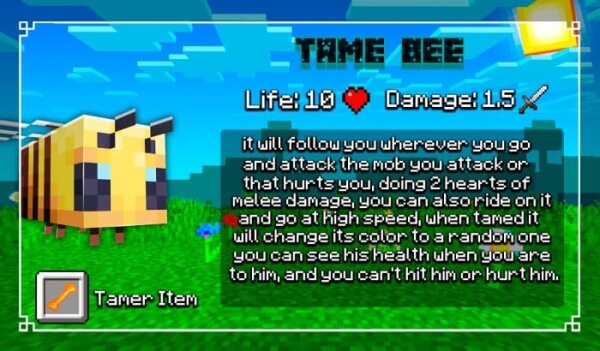 Tame Bee