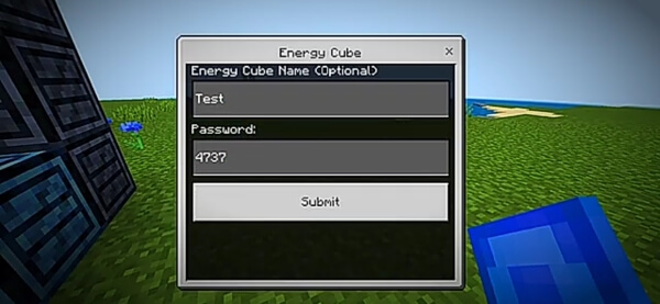 Energy Cube menu