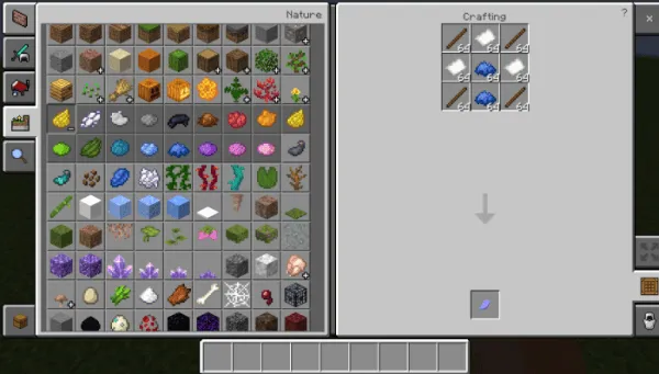 Blank blueprint craft recipe