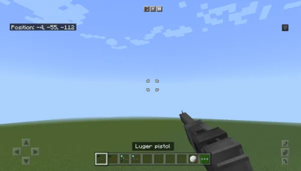 Luger pistol gun