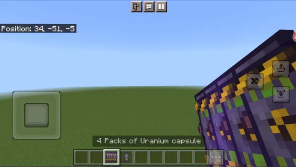 Pack of 4 uranium capsules