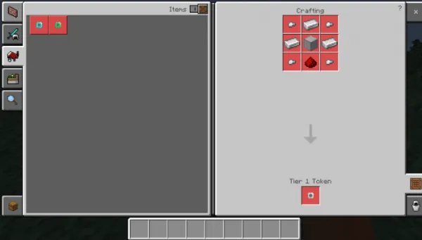 Tier 1 Token craft recipe